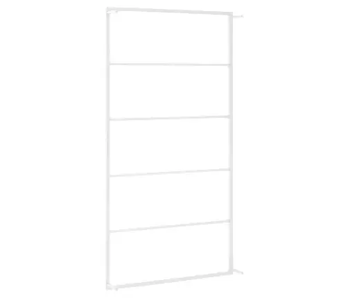 Dvieļu Pakaramais, Balts, 60X10X116 Cm, Tērauds Vidaxl