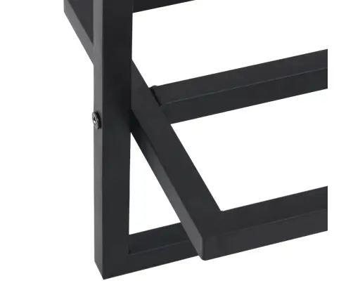 Rätikurest, Must, 95 X 25 X 22 cm Raud