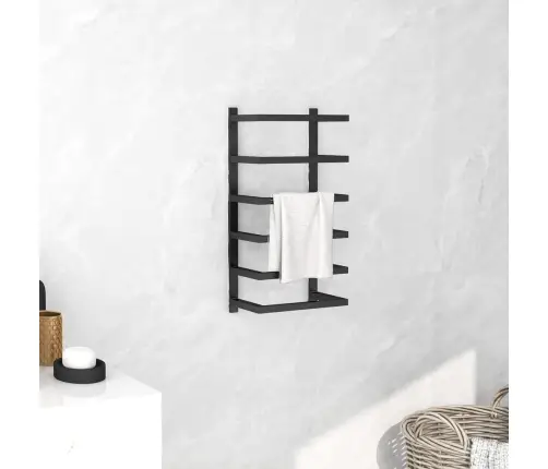 Rankšluosčių Kabykla, Juodos Spalvos, 24X12X48cm Plienas