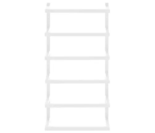 Dvieļu Turētājs, Balts, 24X12X48 Cm, Tērauds Vidaxl