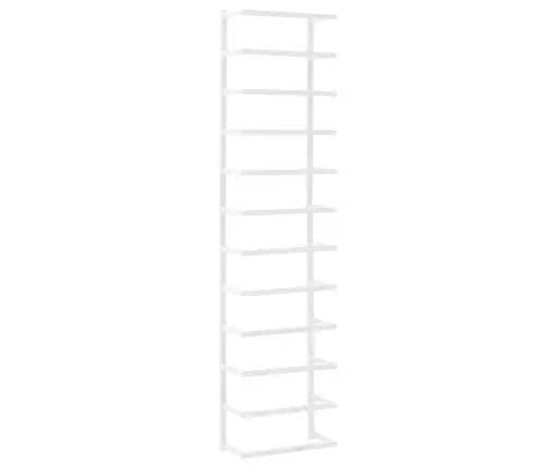 Dvieļu Turētājs, Balts, 24X12X96 Cm, Tērauds Vidaxl