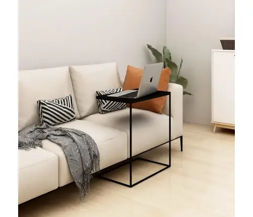 Galdiņš, Melns, 55X35X66 Cm, Inženierijas Koks Vidaxl