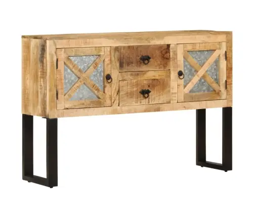 Kumode, 110X30X74 Cm, Neapstrādāts Mango Koks Vidaxl