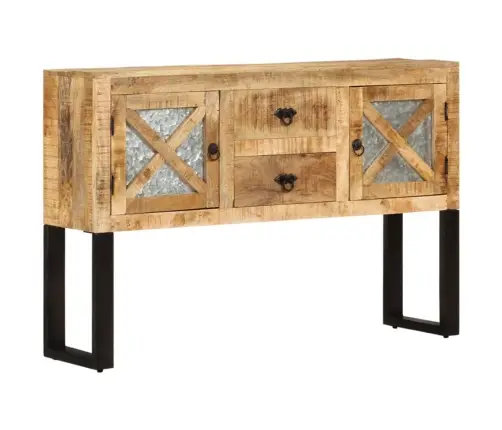 Kumode, 110X30X74 Cm, Neapstrādāts Mango Koks Vidaxl