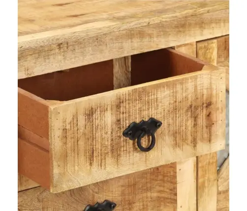 Kumode, 110X30X74 Cm, Neapstrādāts Mango Koks Vidaxl