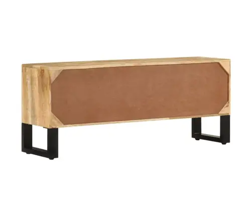 Tv Skapītis, 110X30X45 Cm, Neapstrādāts Mango Koks Vidaxl