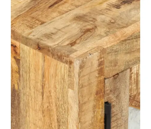 Tv Skapītis, 110X30X45 Cm, Neapstrādāts Mango Koks Vidaxl