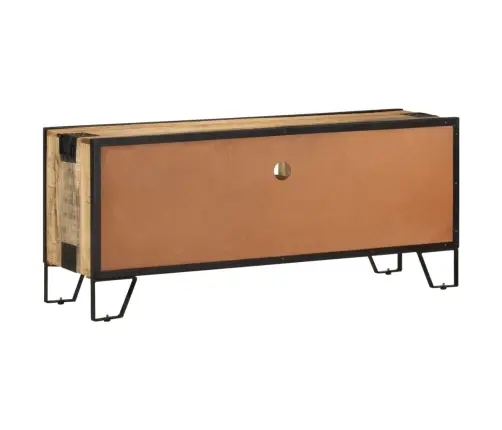 Tv Skapītis, 110X31X46 Cm, Neapstrādāts Mango Koks Vidaxl