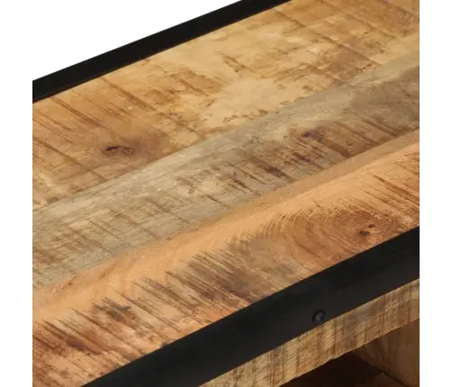 Tv Skapītis, 110X31X46 Cm, Neapstrādāts Mango Koks Vidaxl