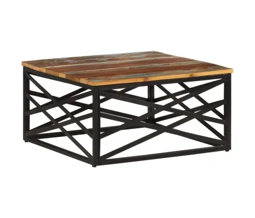 Kavos Staliukas, 68X68X35cm Perdirbtos Medienos Masyvas