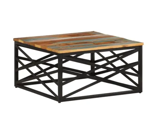 Kavos Staliukas, 68X68X35cm Perdirbtos Medienos Masyvas