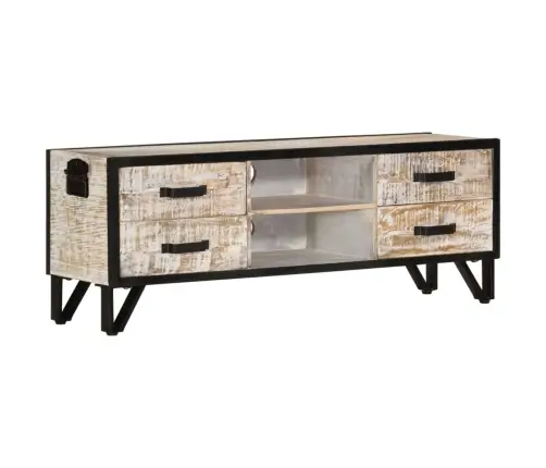 Televizoriaus Spintelė, 110X30X41cm Akacijos Medienos Masyvas