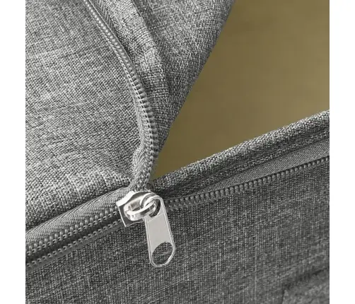 Daiktadėžės, 2Vnt., Pilkos Spalvos, 43X34X23cm Audinys