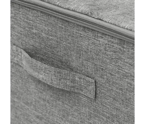 Daiktadėžės, 2Vnt., Pilkos Spalvos, 43X34X23cm Audinys