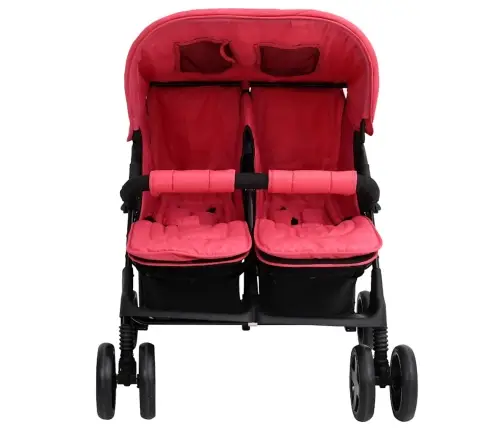 Dvīņu Ratiņi, Sarkani, Tērauds Vidaxl