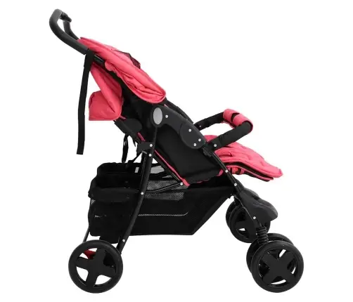 Dvīņu Ratiņi, Sarkani, Tērauds Vidaxl