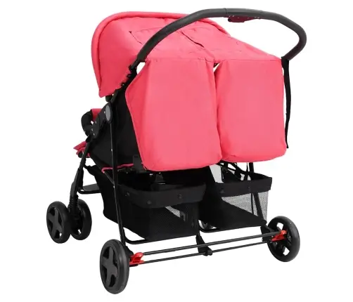 Dvīņu Ratiņi, Sarkani, Tērauds Vidaxl