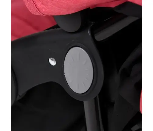 Dvīņu Ratiņi, Sarkani, Tērauds Vidaxl