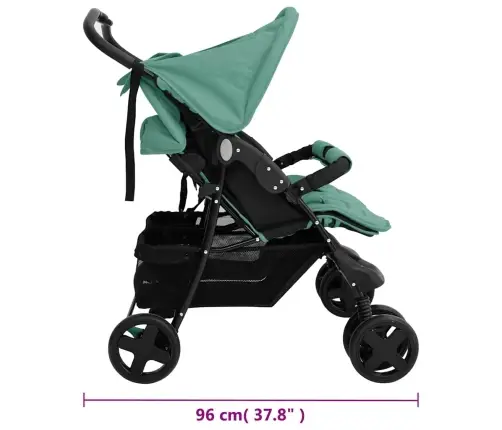 Dvīņu Ratiņi, Zaļi, Tērauds Vidaxl