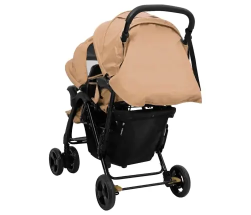 Dvīņu Ratiņi, Pelēkbrūni, Tērauds Vidaxl