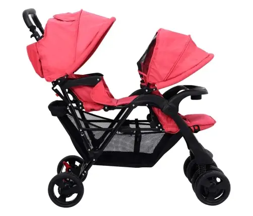 Dvīņu Ratiņi, Sarkani, Tērauds Vidaxl