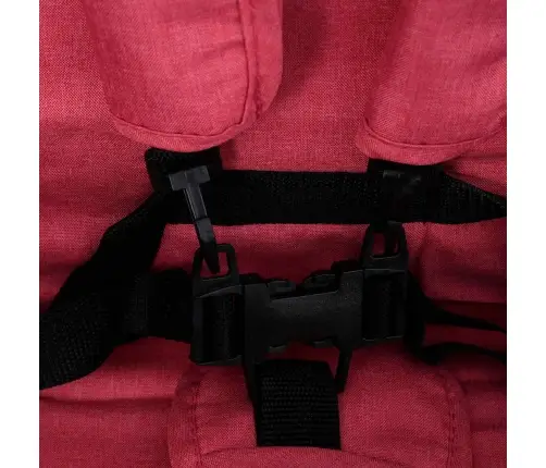 Dvīņu Ratiņi, Sarkani, Tērauds Vidaxl