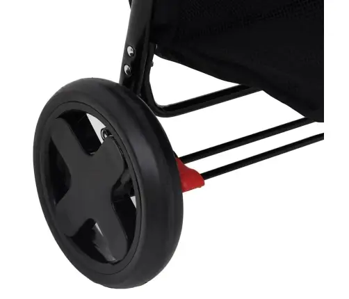 Divi-Vienā Sporta Ratiņi Gaiši Pelēki, Tērauds Vidaxl