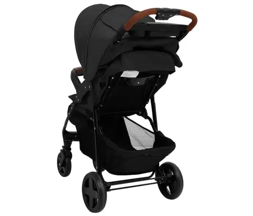 Vaikiškas Vežimėlis 2-1, Antracito Spalvos, Plienas