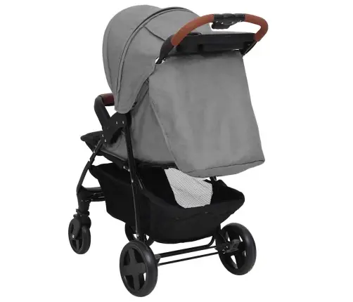 Kolm-Ühes Laste Jalutuskäru Helehall, Teras