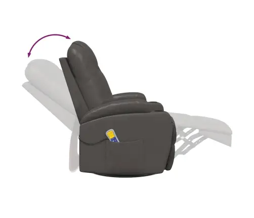 Kiikuv Massaažitool Antratsiithall, Kunstnahk