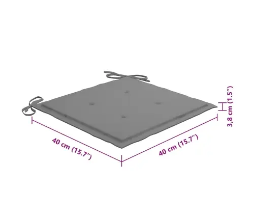Saliekami Āra Krēsli Ar Matračiem, 8 Gab., Akācijas Masīvkoks Vidaxl