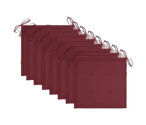 Kokkupandavad Aiatoolid 8 Tk Patjadega, Akaatsiapuit