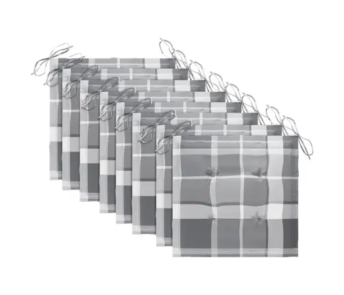 Kokkupandavad Aiatoolid 8 Tk Patjadega, Akaatsiapuit