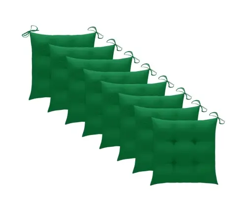 Kokkupandavad Aiatoolid 8 Tk Patjadega, Akaatsiapuit