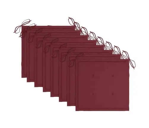 Saliekami Āra Krēsli Ar Matračiem, 8 Gab., Akācijas Masīvkoks Vidaxl