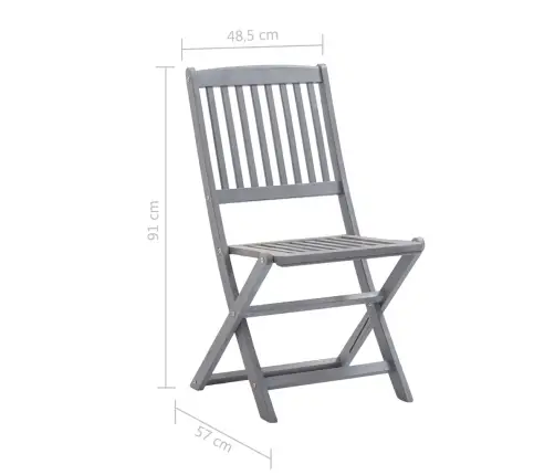 Saliekami Āra Krēsli Ar Matračiem, 8 Gab., Akācijas Masīvkoks Vidaxl Saliekami Āra Krēsli Ar Matračiem, 8 Gab., Akācijas Masīvkoks Vidaxl