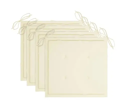 Dārza Krēsli Ar Matračiem, 4 Gab., Akācijas Masīvkoks Vidaxl