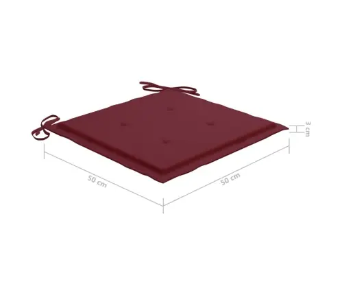 Dārza Krēsli Ar Matračiem, 4 Gab., Akācijas Masīvkoks Vidaxl