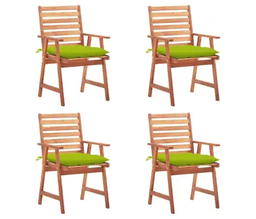 Dārza Krēsli Ar Matračiem, 4 Gab., Akācijas Masīvkoks Vidaxl Dārza Krēsli Ar Matračiem, 4 Gab., Akācijas Masīvkoks Vidaxl