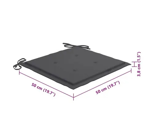 Dārza Krēsli Ar Matračiem, 8 Gab., Akācijas Masīvkoks Vidaxl