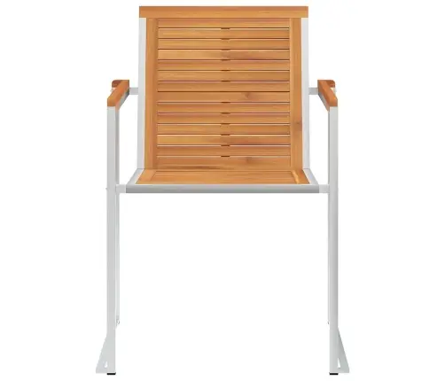 Dārza Krēsli Ar Matračiem, 4 Gab., Akācijas Masīvkoks Vidaxl