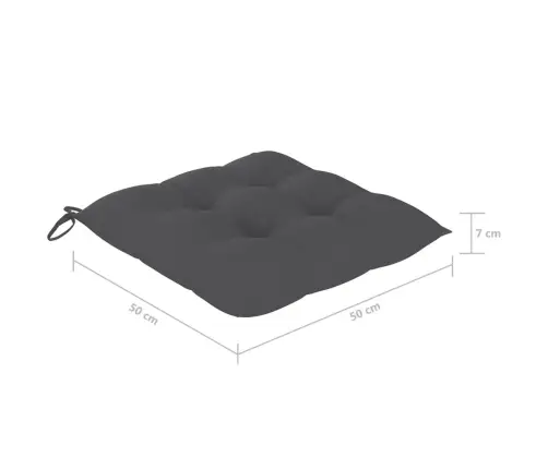 Sodo Kėdės Su Pagalvėlėmis, 4Vnt., Akacijos Medienos Masyvas