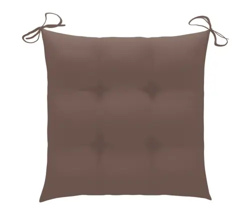 Dārza Krēsli Ar Matračiem, 4 Gab., Akācijas Masīvkoks Vidaxl