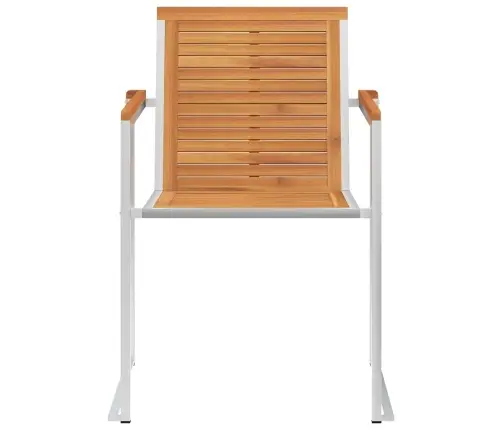 Dārza Krēsli Ar Matračiem, 6 Gab., Akācijas Masīvkoks Vidaxl