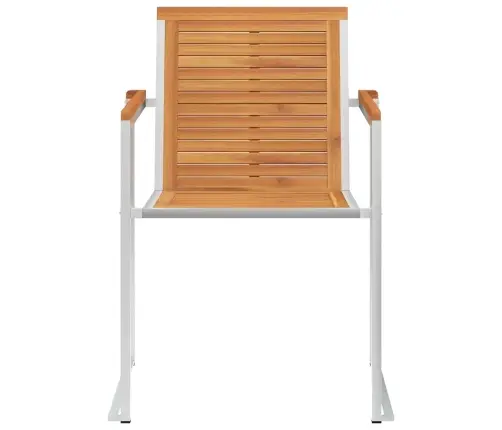 Dārza Krēsli Ar Matračiem, 8 Gab., Akācijas Masīvkoks Vidaxl