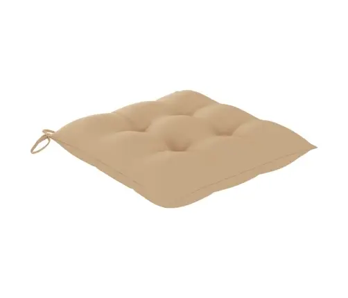 Dārza Krēsli Ar Matračiem, 4 Gab., Masīvs Tīkkoks Vidaxl