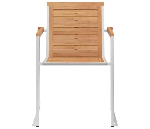 Dārza Krēsli Ar Matračiem, 8 Gab., Masīvs Tīkkoks Vidaxl Dārza Krēsli Ar Matračiem, 8 Gab., Masīvs Tīkkoks Vidaxl