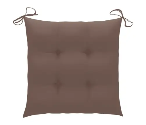 Dārza Krēsli Ar Matračiem, 8 Gab., Masīvs Tīkkoks Vidaxl Dārza Krēsli Ar Matračiem, 8 Gab., Masīvs Tīkkoks Vidaxl