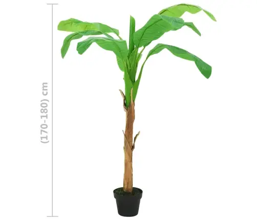 Kunsttaim Banaanipuu Potiga, 180 cm Roheline