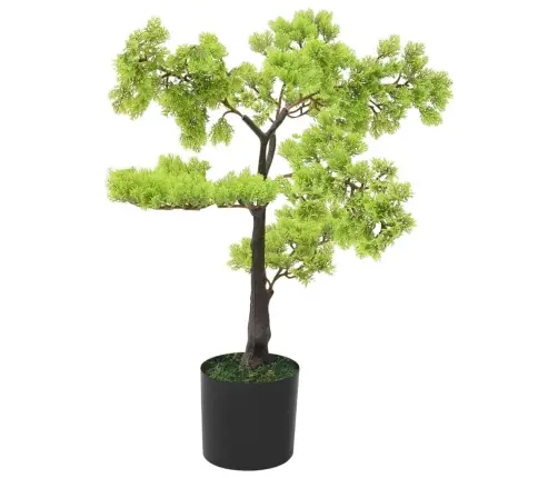 Dirbtinis Kiparisinis Bonsai Medelis Su Vazonu, 60cm Žalias